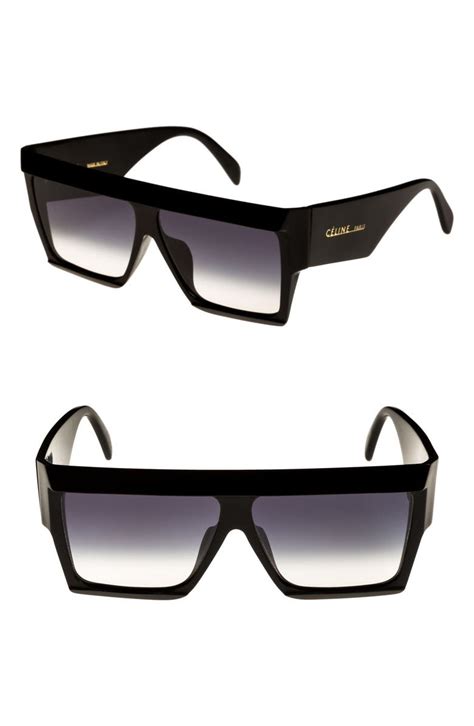 celine shadow ombre sunglasses ebay|celine 60mm flat top sunglasses.